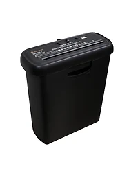 Bonsaii 6-Sheet Strip-Cut Paper Shredder with Basket, Portable Home Office Shredder with Overheat Protection, Compact Design for Easy Use