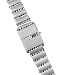 Breda 'Pulse' Stainless Steel and Metal Bracelet Watch, 26mm