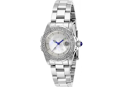 Invicta Women's Angel Quartz 3 Hand White Dial Watch