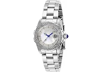 Invicta Women's Angel Quartz 3 Hand White Dial Watch