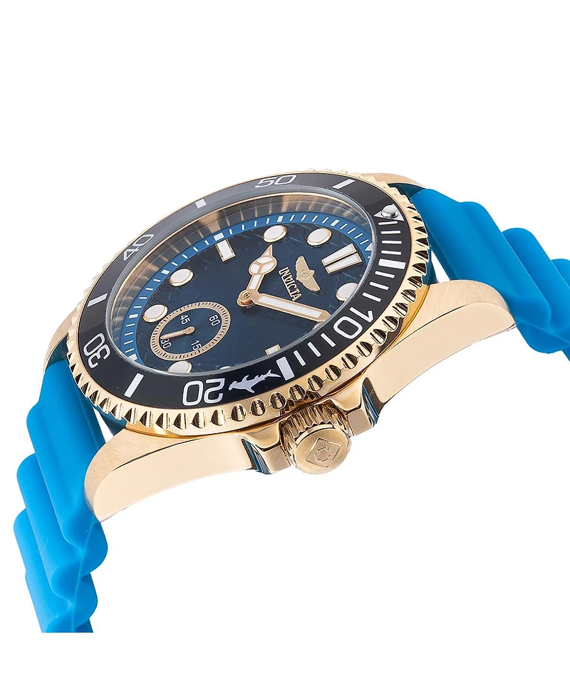 Invicta Men's 49353 Pro Diver Quartz VD78 Light Blue Dial Watch