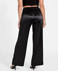 Guess Women's Julie Satin High Rise Pants
