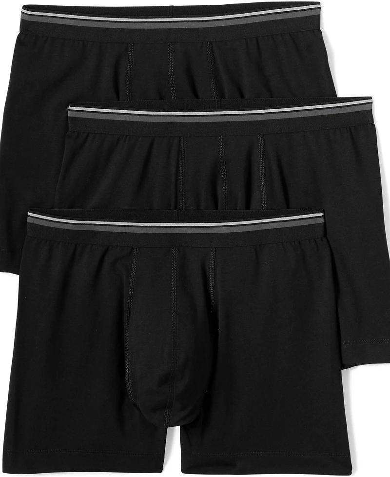 Lands' End Men's Comfort Knit Trunk - 4.5" Inseam 3 Pack
