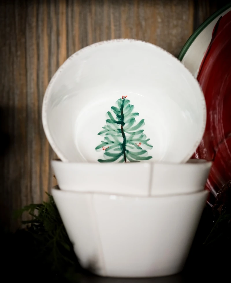 Vietri Lastra Holiday Stacking Cereal Bowl