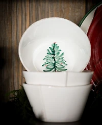 Vietri Lastra Holiday Stacking Cereal Bowl