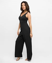 Popilush Women's Shapewear Slimming Wide-Leg Jumpsuit