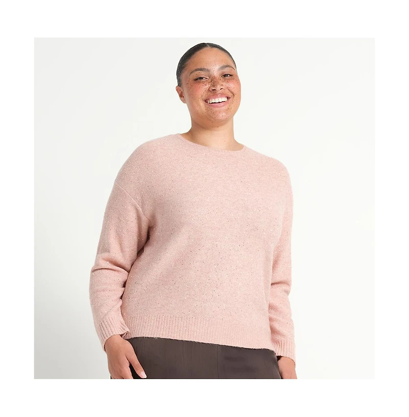 Estelle Plus Night Crew Sparkle Knit