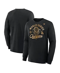 Fanatics Men's Black Los Angeles Dodgers 2025 World Series Champions Locker Room Parade Long Sleeve T-Shirt