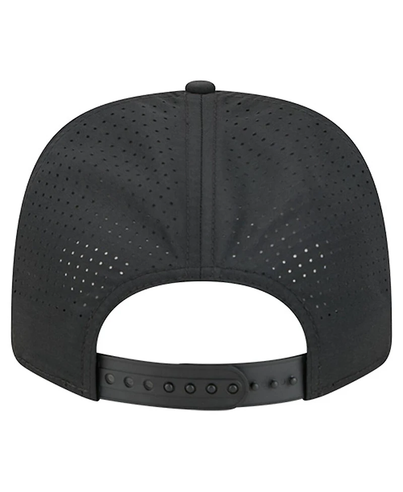 New Era Men's Black Purdue Boilermakers Script Performance Rope 9SEVENTY Adjustable Hat