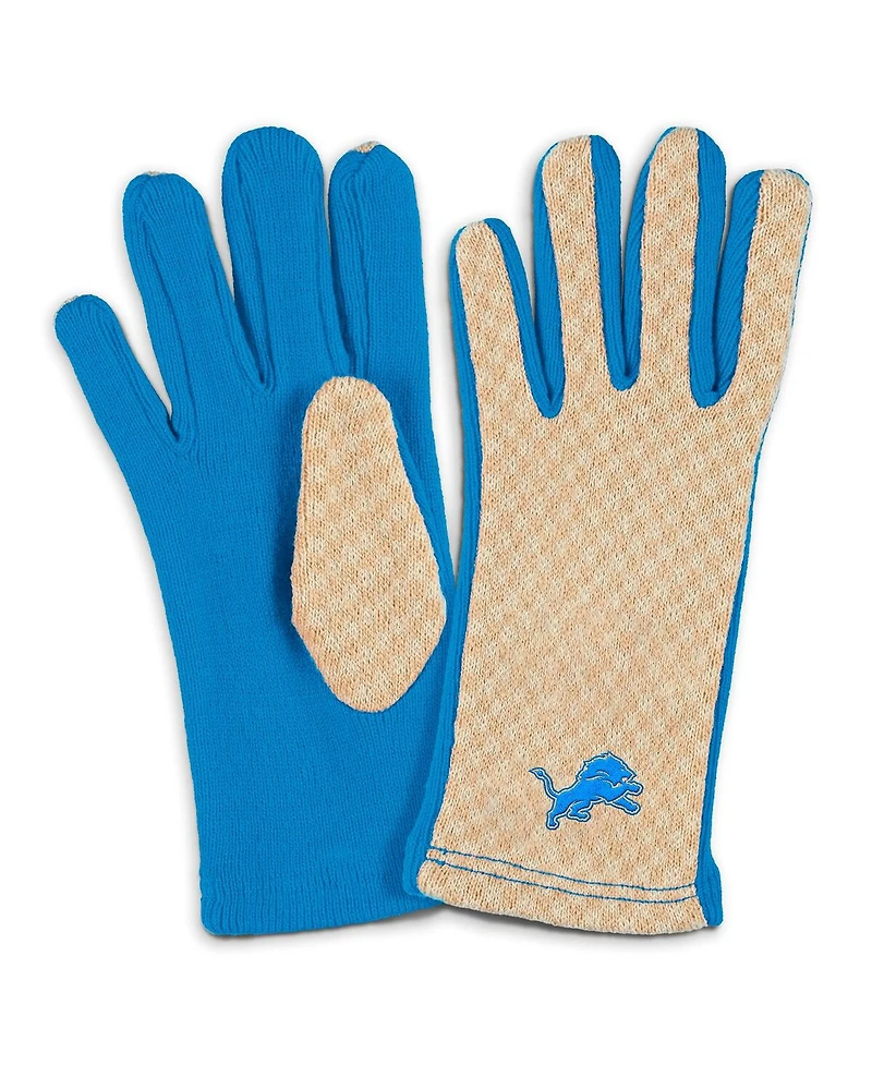 Wear by Erin Andrews Women's Detroit Lions Tonal Scarf Glove Set