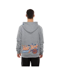 New Era Men's Gray York Knicks Injection Sport Classics Hoodie