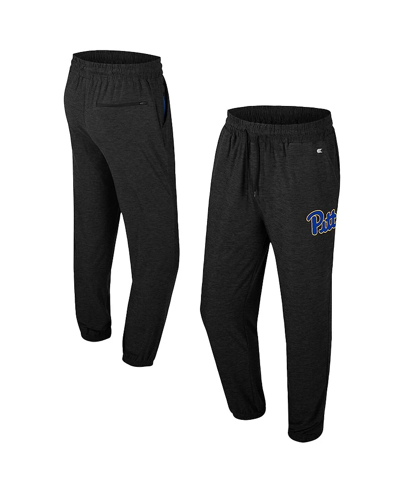 Colosseum Men's Black Pitt Panthers Revolution Jogger Pants