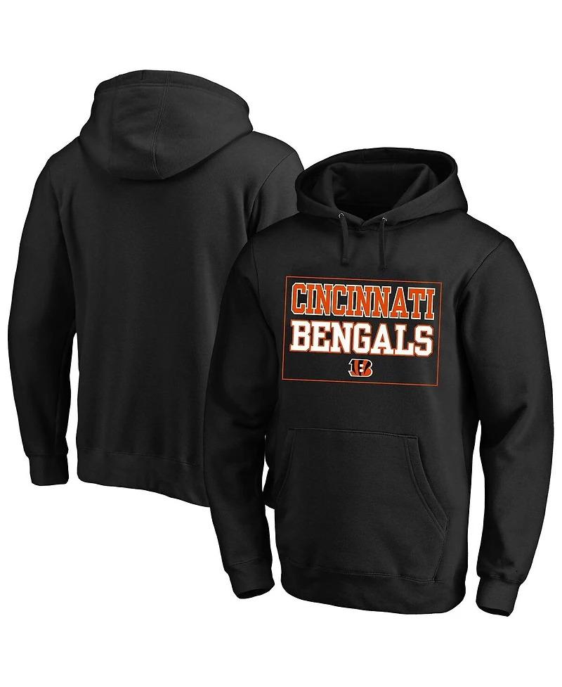 Fanatics Men's Black Cincinnati Bengals Big Tall Fleece Hoodie