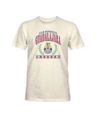 1863FC Men's Cream Chivas Retro Stripes T-Shirt