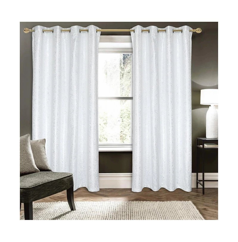 Rt Designers Collection Aspen Premium Metallic Blackout Grommet Panel