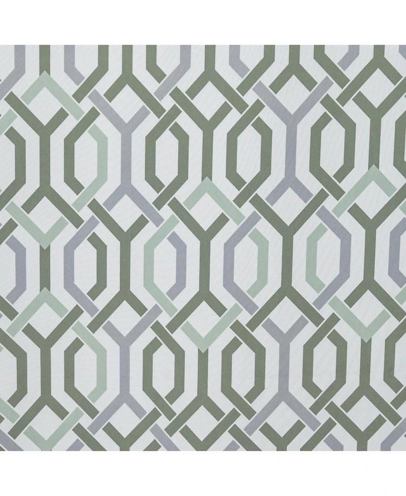 Rt Designer Collection Rory Printed 2 Pack Blackout Luxurious Decorative Grommet Curtain Panel 36" x 84" Sage