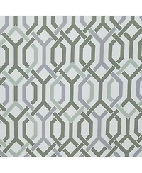 Rt Designer Collection Rory Printed 2 Pack Blackout Luxurious Decorative Grommet Curtain Panel 36" x 84" Sage
