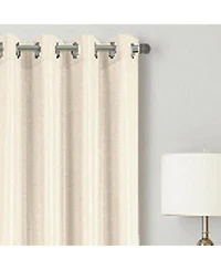 Rt Designer Collection Gibson Luxurious Decorative Grommet Curtain Panel 54" x 90" Beige