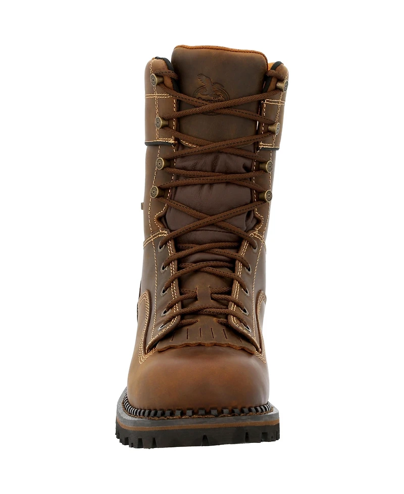 Georgia Boot Men's Amp Lt Low Heel Logger Waterproof Work