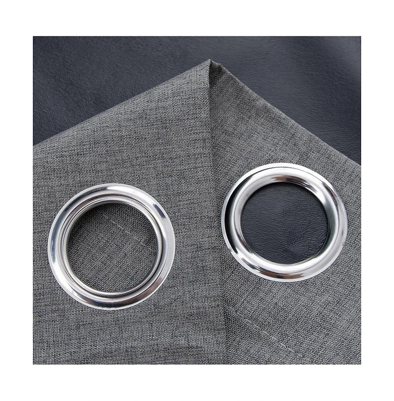 Rt Designers Collection Cabana 100% Blackout Grommet Curtain Panel 54" x 90" Charcoal