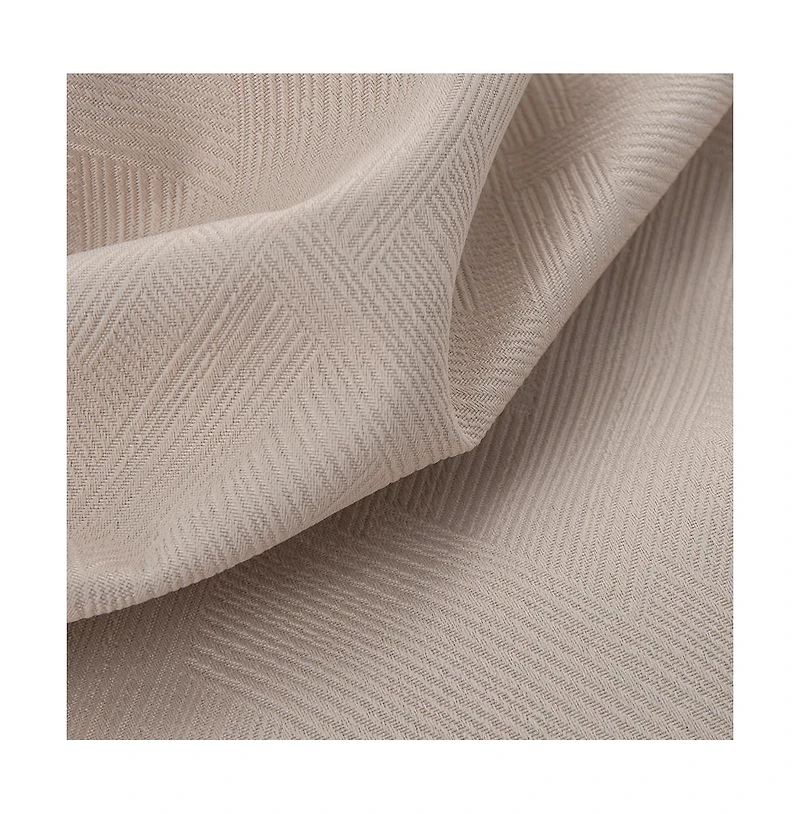 Rt Designers Collection Barron 100% Blackout Grommet Curtain Panel 54" x 90" Beige