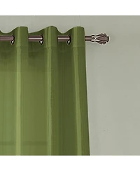 Rt Designer Collection Nancy Grommet Luxurious Modern Design Curtain Panel 54" x 95" Sage