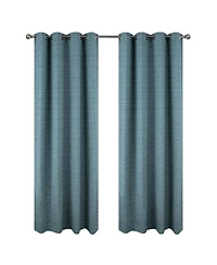 Rt Designer Collection Kensington Jacquard Foam Backed Luxurious Decorative Grommet Curtain Panel 54" x 95" Wedge