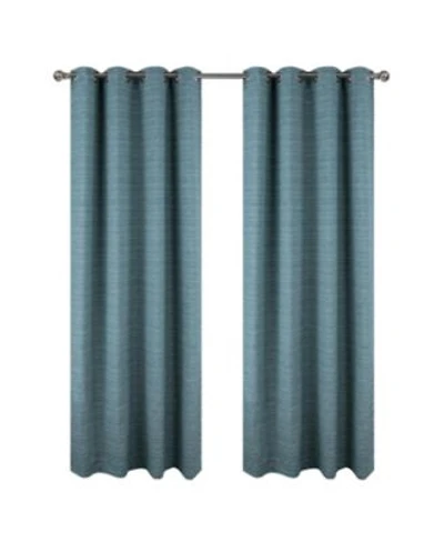 Rt Designer Collection Kensington Jacquard Foam Backed Luxurious Decorative Grommet Curtain Panel 54 X22 X 95 X22 Wedge