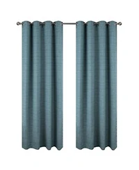 Rt Designer Collection Kensington Jacquard Foam Backed Luxurious Decorative Grommet Curtain Panel 54 X22 X 95 X22 Wedge