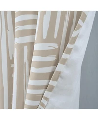 Rt Designer Collection Ashton Printed Blackout Luxurious Decorative Grommet Curtain Panel