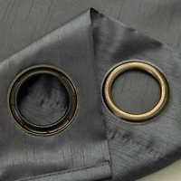 Rt Designer Collection Nancy Grommet Luxurious Modern Design Curtain Panel 54" x 95" Charcoal