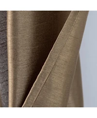 Rt Designer Collection Nancy Grommet Luxurious Modern Design Curtain Panel 54" x 95" Taupe