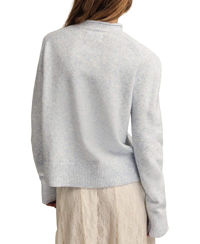 Lucky Brand Women's Cloud Soft Roll Neck Sweater