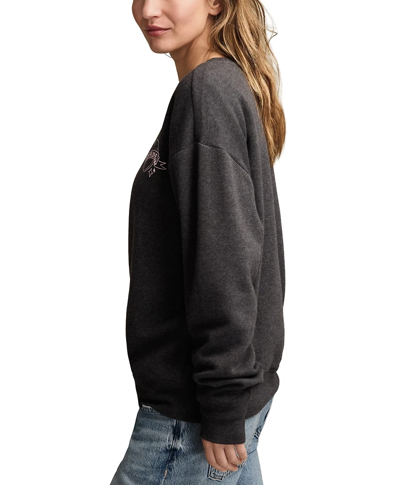 Lucky Brand Women's Valentine Crewneck Sweatshirt