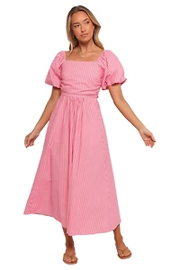 Petal and Pup Women's Chlo Puff Sleeve Midi Dress