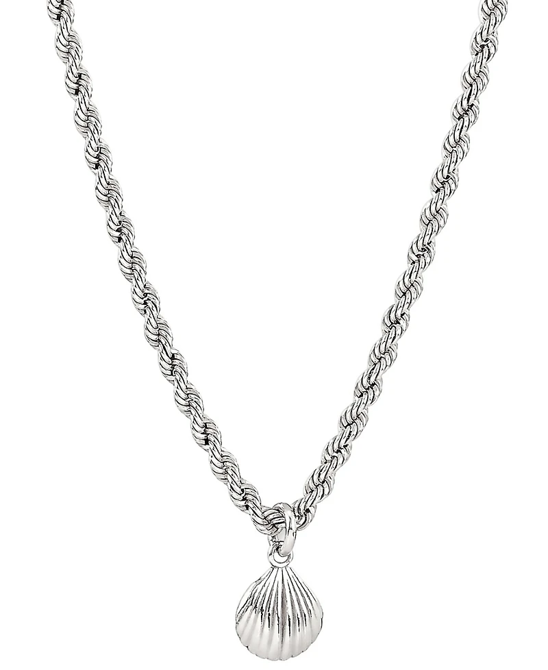 Giani Bernini Primavera Gold Over Silver Small Shell on Curb Necklace