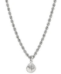 Giani Bernini Primavera Gold Over Silver Small Shell on Curb Necklace