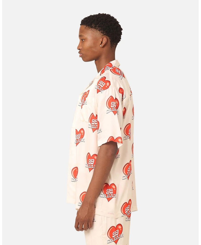 The Anti Order Men's 99 Cabana Roaming Hearts Ss Button Up