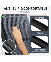 Streamdale Furniture 63" Folding Dog Ramp for Car - Non-Slip Wide 250LBS