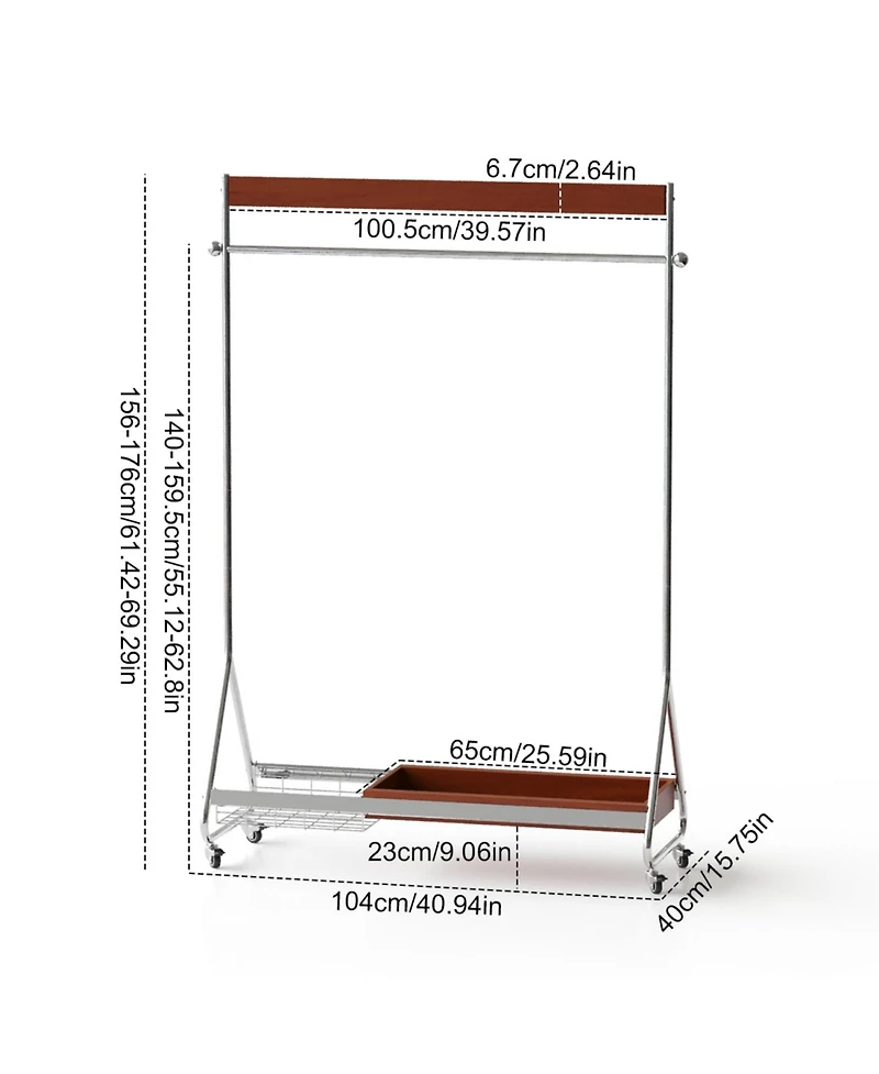 Streamdale Leon Antique Style Clothes & Hat Rack