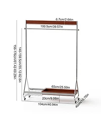 Streamdale Leon Antique Style Clothes & Hat Rack