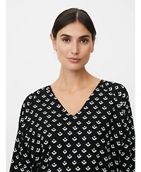 Masai Copenhagen Women's Beniko V-Neck Printed Blouse