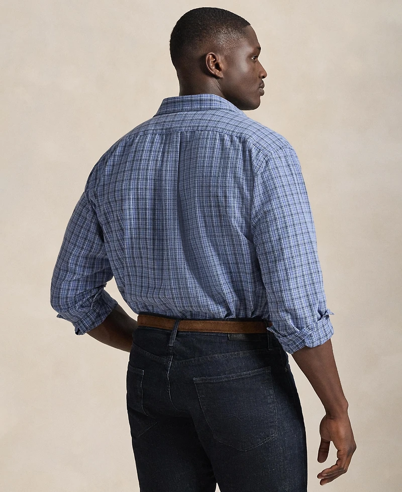 Polo Ralph Lauren Men's Big & Tall Gingham Oxford Shirt