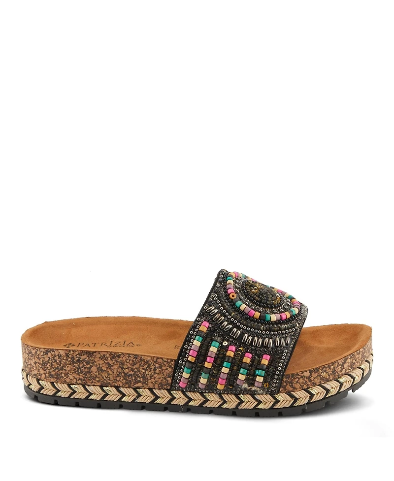 Patrizia Swirla Women's Slide Sandal with Cork Sole