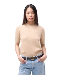 Gobi Cashmere Women's Elbow-Length Sleeve Cashmere Sweater