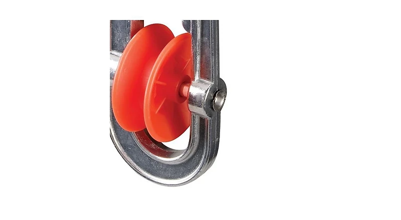 Household Essentials Metal Clothesline Spreader, Silver and Red