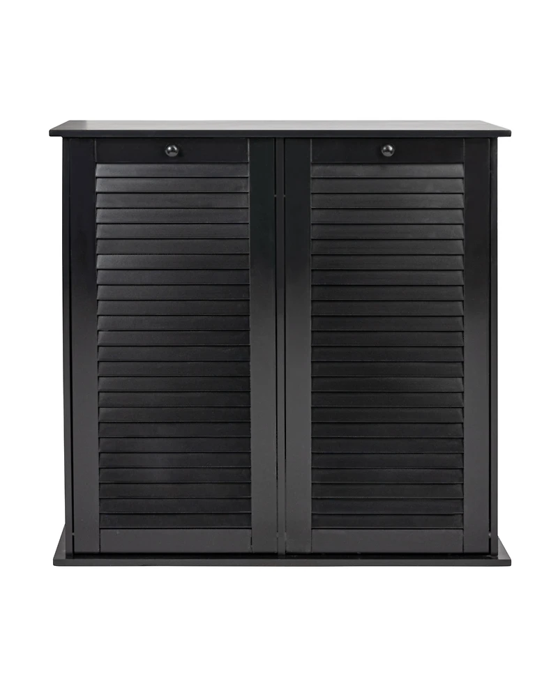 Household Essentials Tilt-out Cabinet Laundry Sorter with Shutter Front