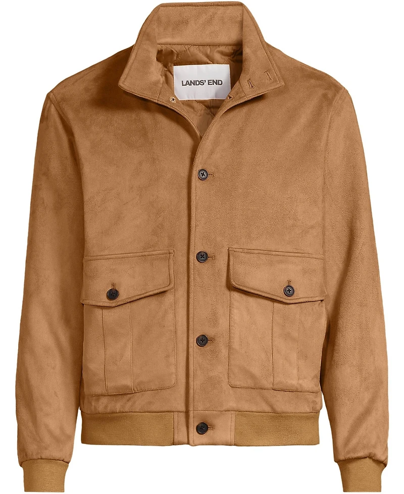 Lands' End Men's Faux Suede Jacket