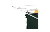 Household Essentials Portable Umbrella Clothesline, 64 Ft of Hanging Space, Silver