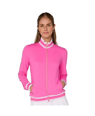 G Lifestyle Clothing Women's Rib Trim Jacket